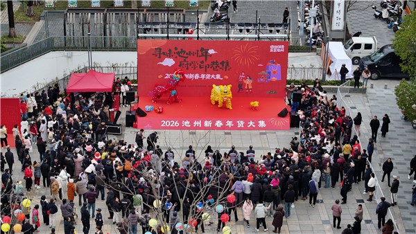 “寻味池州年·府学印巷集”新春年货大集成功举办
